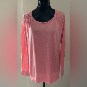 PINK V/S Bright Orange Sleep Top Size Large